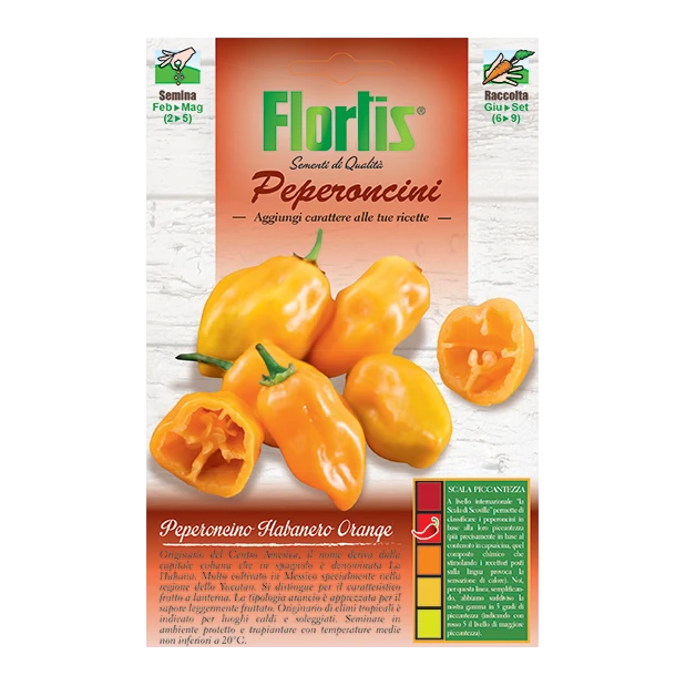 FLORTIS | PEPERONCINO HABANERO ORANGE