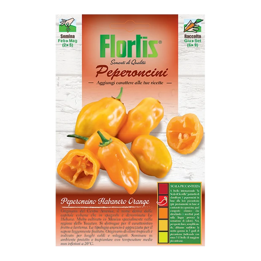 FLORTIS | PEPERONCINO HABANERO ORANGE